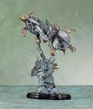Brass turtles on seabed - Style 30152