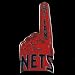 New Jersey Nets #1 Fan Pin