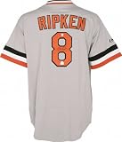 Cal Ripken Jr. Autographed Jersey | Details: Baltimore Orioles, Majestic, Grey, Cooperstown Collection