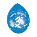 Air-Filled Latex Balloons | 3rd Birthday Balloons