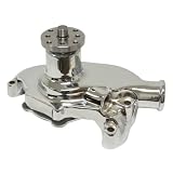 1955-78 Chevy Small Block Aluminum High Volume Short Water Pump - Chrome by CFR Performance
