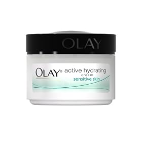 Olay Active Hydrating Cream, Sensitive Skin, 2 Ounce (Pack of 3)