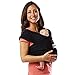 Baby Kâ€™tan - Original Baby Carrier Wrap with Soft Cotton Knit, Multiple Ways to Wear - Black, Large (L)