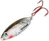 Northland Buck-Shot Rattle Jig'N Spoons Size: 1/4 oz. (BRS4); Color: Silver Shiner (11)