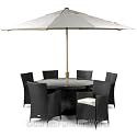 6 Seat Panama Garden Patio Furniture Set