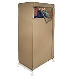 Canvas Storage Wardrobe - Cedar
