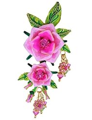 Lunch at The Ritz 2GO USA Tea Rose Pin - Pink
