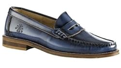 Rick - Slipper aus Leder - Farbe Marine Gr. 39