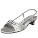 Annie Shoes Women's Aliza Slingback,Silver Satin,6...