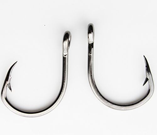 30pcs/lot Strong Saltwater Fishing Hooks 420 Stainless Steel Classic Live Bait Fish Hooks (8/0)