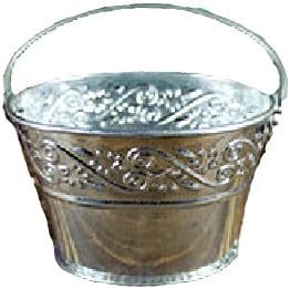 Multifunctional Artificial Plants Buckets Craft Metal Planters (Olive leaves)