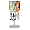 Bar-Butler f�r 4 Flaschen bis zu 1 Liter mit schwerem Metallsta?nder (verchromt)