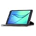 Infiland Galaxy Tab A 8.0 Smart Case, PU Leather 360° Rotating Stand Case Cover for Samsung Galaxy Tab A 8-Inch SM-T350 Tablet (2015 New Version) ONLY (Galaxy Tab A 8inch,Black)