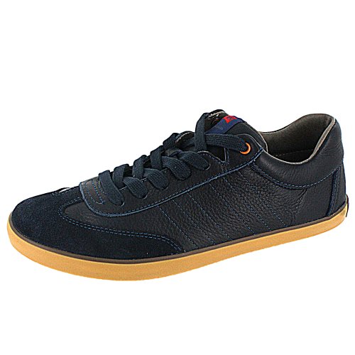 Camper Mens Pelotas Persil 18393-038 Vulca Navar Leather/Navy Suede Navy 11