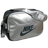 NIKE ナイキ チーム364 エナメルショルダーバッグ Sサイズ BA2382 078 Mシルバー/Dオブシディアン