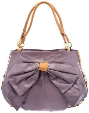 Bow Detail Slouch Handbag (Lilac)
