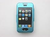 New Blue Aluminium Hard Case for Apple iPhone with BeltClip