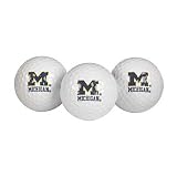 MICHIGAN WOLVERINES OFFICIAL LOGO GOLF BALLS (3)