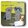 Londons Times Funny Music Cartoons - Talkin Trash - Mouse Pads