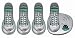 BT Studio 1500 - DECT Cordless Phone - With Digital Answer Machine - Quad Pack - Silver