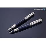 Pelikan Souveran 625 Dark Blue Transparent Medium Point Fountain Pen - 947838
