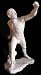 THE BORGHESE GLADIATOR Classical Greek Roman Fine Art Male Nude Sculpture Statue