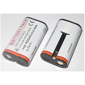 GSI Super Quality Replacement Battery For Select KODAK Digital Cameras, Functions Exactly As Original KLIC-8000, 7.4V, Li-ion/1600mAh, Black