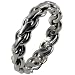 Rope Twist - Silver Ring