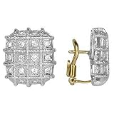 Torrini Wallstreet Collection - 18K White Gold Diamond Earrings