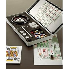 Executive G540 Desk Top Travel Mini Vegas Multi Game Table-Roulette, Craps and More!