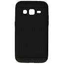 HR Wireless Samsung Galaxy Prevail LTE Core Prime G360 Rugged Silicone Cover - Retail Packaging - Black