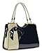 Scarleton Elegant Two Tone Satchel H14230219 - Off White/Navy