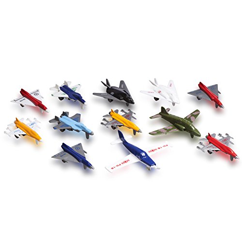 Metal Die cast Toy Airplane Set Of 12 Military Planes And Jets. New eBay