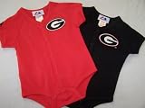 Georgia Bulldogs Baby Twin Creepers