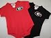 Georgia Bulldogs Baby Twin Creepers3-6 mos