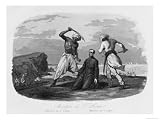 Francisco Lopez is Murdered by Indian Moslems Art Giclee Poster Print, 12x9