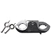 Locking Thumb Cuffs Silver