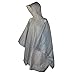 Totes 2 Pack Waterproof Rain Ponchos (Smoke & Green, One Size)