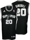 Manu Ginobili San Antonio Spurs Black Replica Adidas NBA Jersey