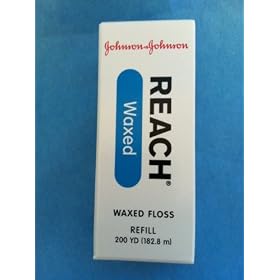 Johnson & Johnson Reach Dental Floss, Waxed - 200 Yards