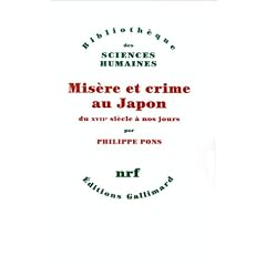 Mis�re et crime au Japon du XVIIe si�cle � nos jours