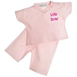 Princess Linens Little Sister Scrubs Candystriper Pink, 3T