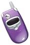 Technocel Housing for Motorola V300 - honey purple
