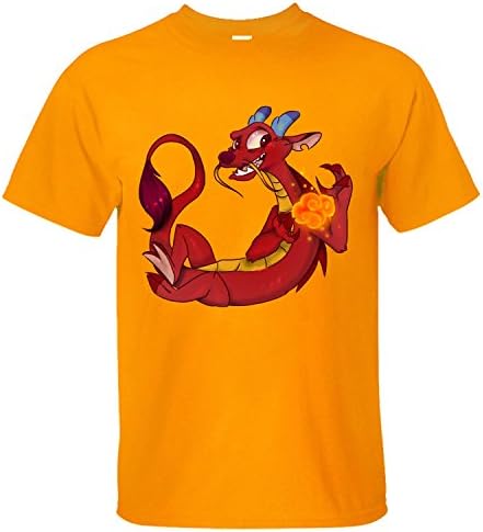 BESTF Men's Mushu Beyond Your Mortal Imagination T-Shirt orange M