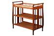 Sleigh Changing Table in Cognac Finish By Storkcraft Baby Furniture