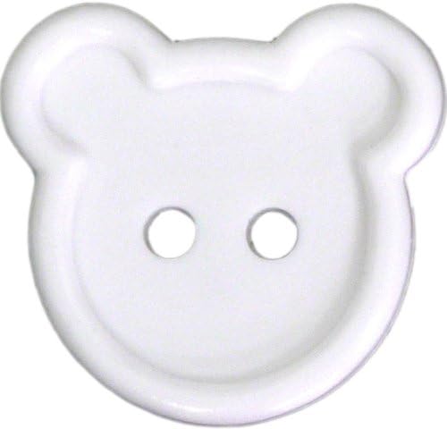 01 NASKA button bear, large (about 20mm) 10 pieces (japan import)