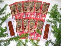 1 Dozen Packs Spicy Pepper Salmon Jerky (3/4 oz each)