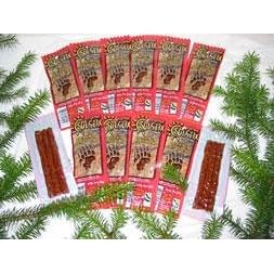 1 Dozen Packs Spicy Pepper Salmon Jerky (3 4 oz each) by Kodiak Solstix