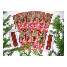 1 Dozen Packs Spicy Pepper Salmon Jerky (3/4 oz each)