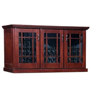 Le Cache Mission Credenza - Classic Cherry Finish by Le Cache Premium Wine Cabinets